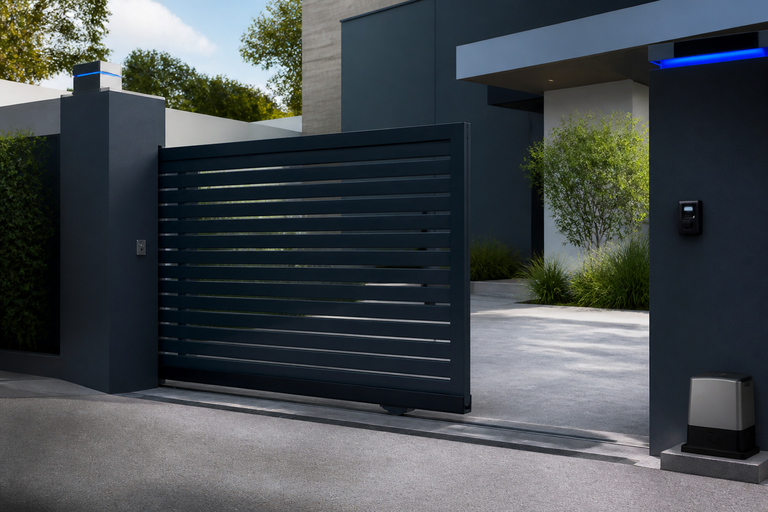 Modern automatic gate system