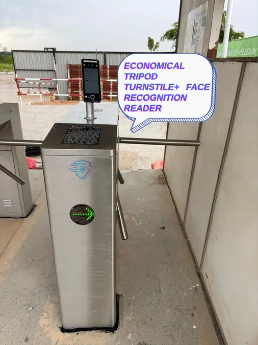 Face Recognition Reader + Economical Tripod Turnstile